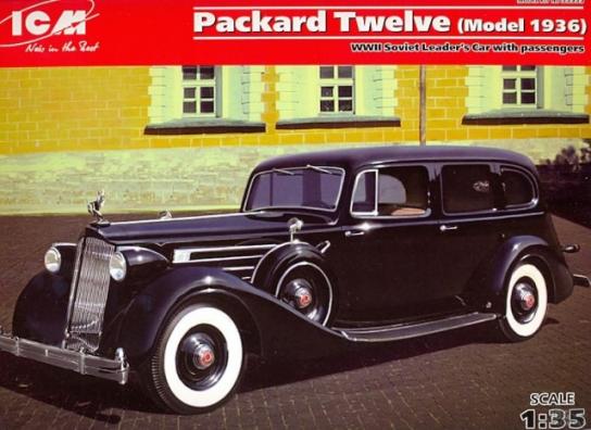 ICM 1/35 Packard 12 Series 1936 Soviet Leaders Car image