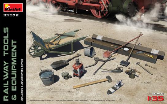 Miniart 1/35 Railway Tools & Equipment image