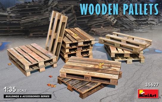 Miniart 1/35 Wooden Pallets image