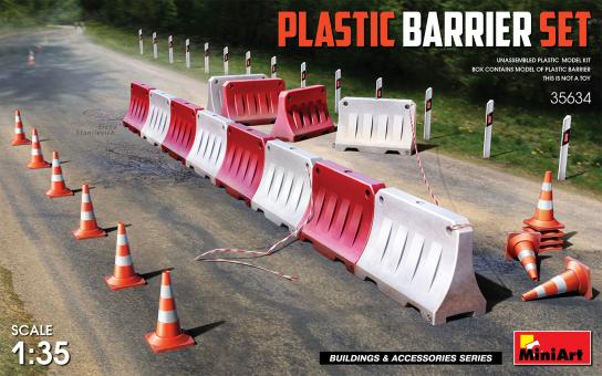 Miniart 1/35 Plastic Barrier Set image