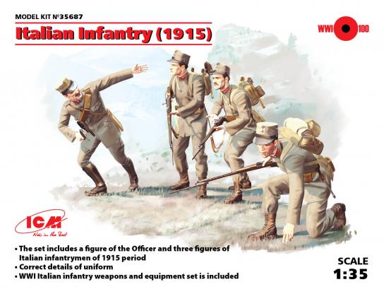 ICM 1/35 Italian Infantry (1915) image