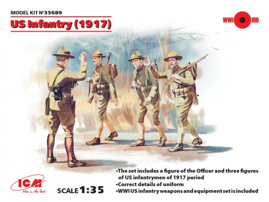 ICM 1/35 US Infantry (1917) image