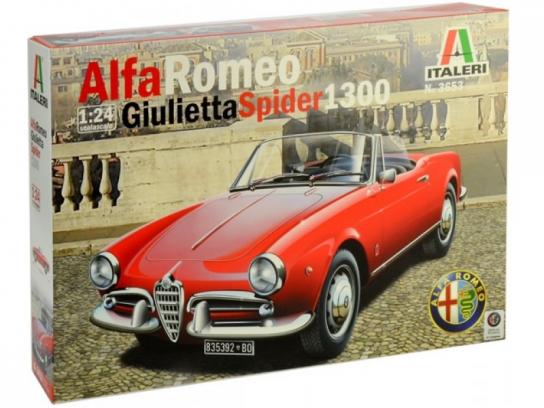 Italeri 1/24 Alfa Romeo Giuletta Spider image