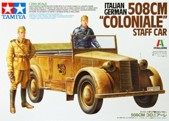 Tamiya 1/35 Italian German 508cm Coloniale Staff Car image