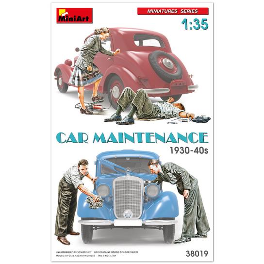 Miniart 1/35 Car Maintenance 1930-1940s image