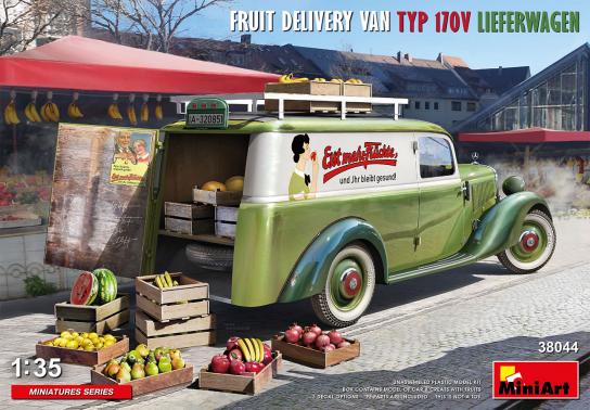 Miniart 1/35 Fruit Delivery Van Typ 170V Lieferwagen image