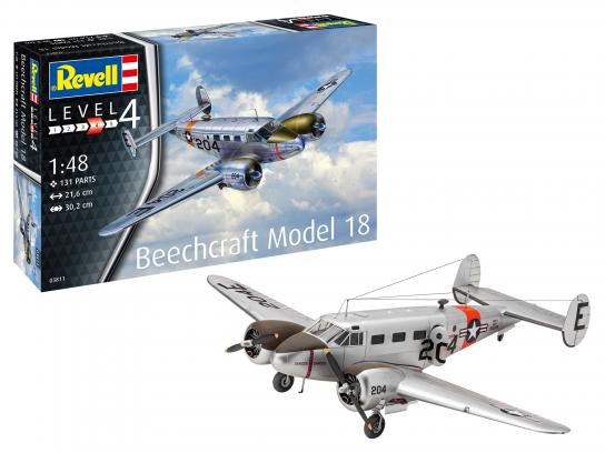 Revell 1/48 Beechcraft Model 18 image