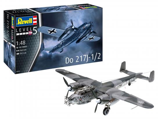 Revell 1/48 Dornier Do 217J-1/2 image