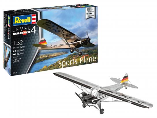 Revell 1/32 Piper Cub Sports Plane image