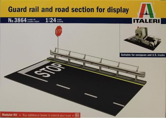 Italeri 1/24 Guard Rail & Road Section image