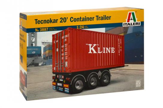 Italeri 1/24 Container on Trailer - 20 Footer image