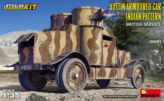Miniart 1/35 Austin Armoured Car Indian Pattern - Interior Kit image