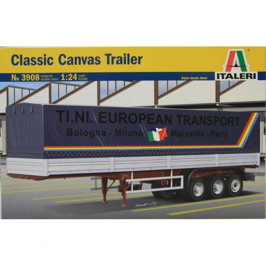 Italeri 1/24 Classic 40Ft Canvas Trailer image