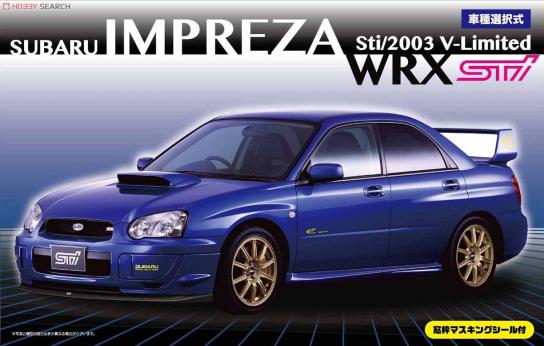 Fujimi 1/24 Subaru Impreza WRX STi 2003 V-Limited image