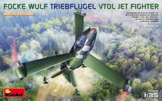 Miniart 1/35 Focke Wulf Triebflugel VTOL Jet Fighter image