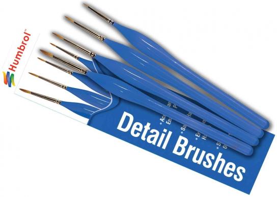Humbrol Detail Sabre Hair Brush Set 00-0-1-2 image