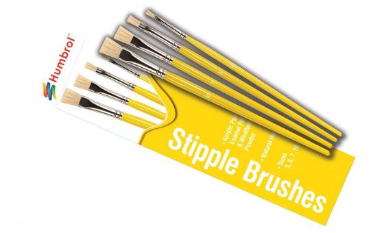Humbrol Stipple Brush Set 3-5-7-10 image