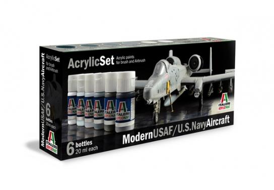 Italeri Modern USAF/U.S. Navy Aircraft Set (6pcs) image