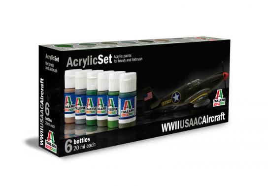 Italeri USAAC Paint Set image