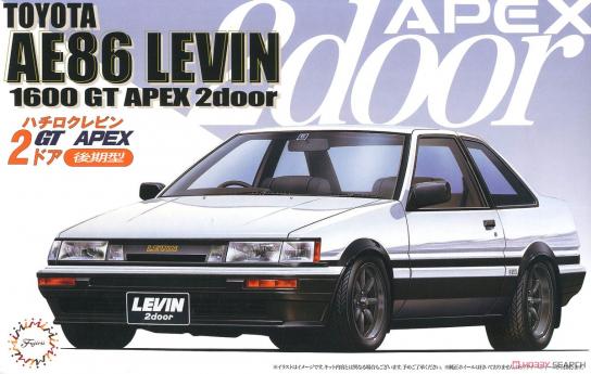 Fujimi 1/24 Toyota AE86 Levin 1600GT Apex 2-Door '85 image