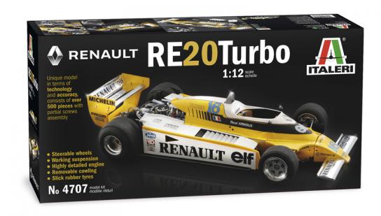 Italeri 1/8 Renault RE20 Turbo F-1 Car image