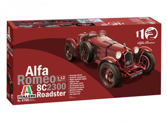 Italeri 1/12 Alfa Romeo 8C 2300 Roadster image