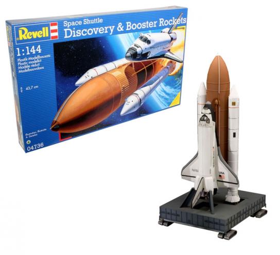 Revell 1/144 Space Shuttle Discovery & Booster Rockets image