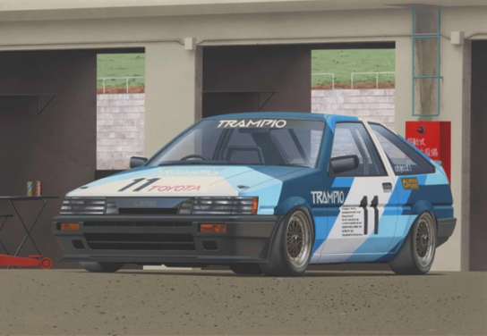 Fujimi 1/24 Trampio AE86 Levin 1985 image