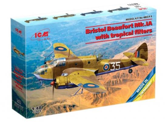 ICM 1/48 Bristol Beaufort Mk.IA with Tropical Filters image