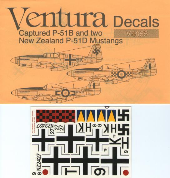 Ventura 1/72 Captured P-51B & RNZAF P-51D Mustangs image