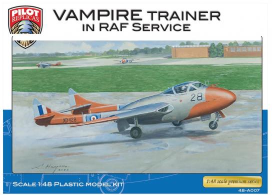 Pilot Replicas 1/48 Vampire T11 Trainer in RAF service image