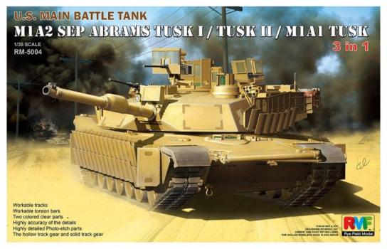 Rye Field Model 1/35 M1A1 Sep Abrams US Battle Tank image