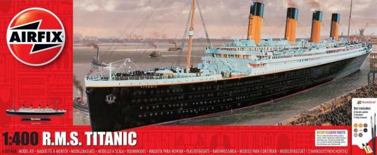 Airfix 1/400 R.M.S Titanic Gift Set image