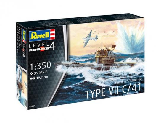 Revell 1/350 German U-Boat VII C/41 image