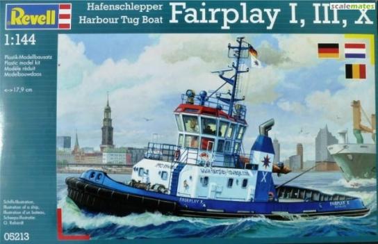 Revell 1/144 Harbour Tugboat Fairplay I, III, X image