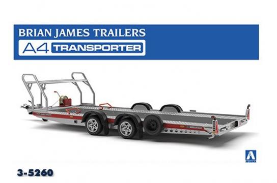 Aoshima 1/24 Brian James A4 Transport Trailer image