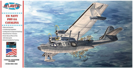 Atlantis 1/104 PBY-5A Catalina US Navy Seaplane image