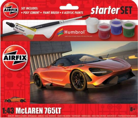 Airfix 1/43 McLaren 765LT - Starter Kit image