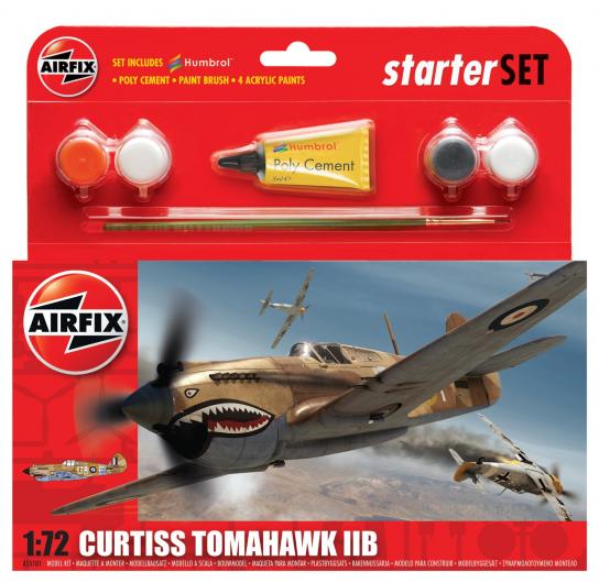 Airfix 1/72 Curtiss Tomahawk IIB Model Set image