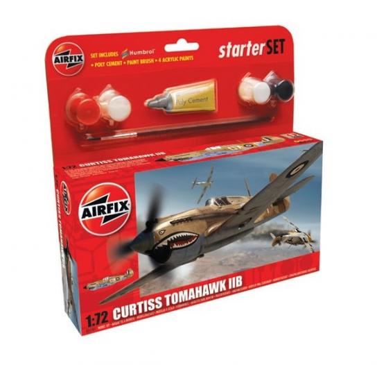 Airfix 1/72 Curtiss Tomahawk IIB ~~DAMAGED BOX~~ image
