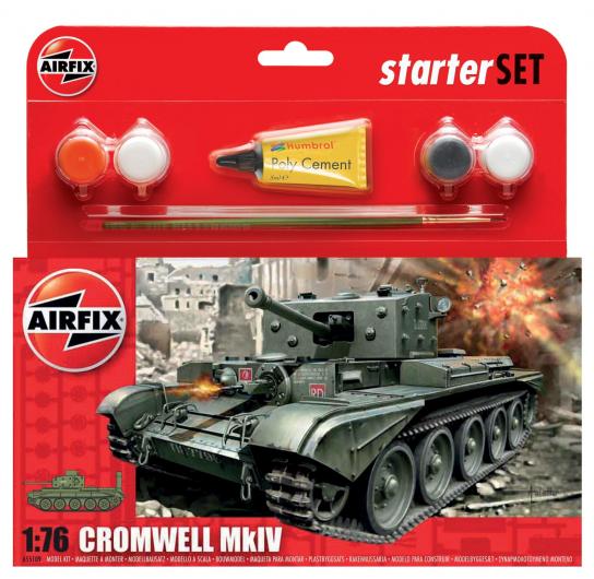Airfix 1/76 Cromwell MKIV Tank Model Set image