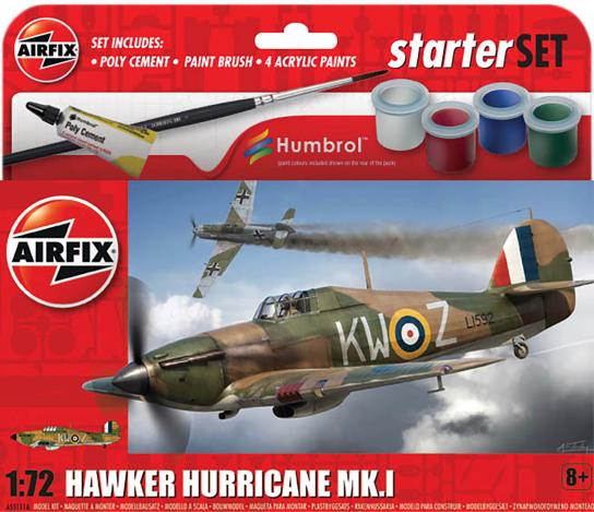 Airfix 1/72 Hawker Hurricane Mk.I Gift Set image