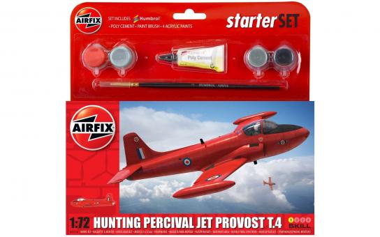 Airfix 1/72 Hunting Percival Jet - Starter Set image