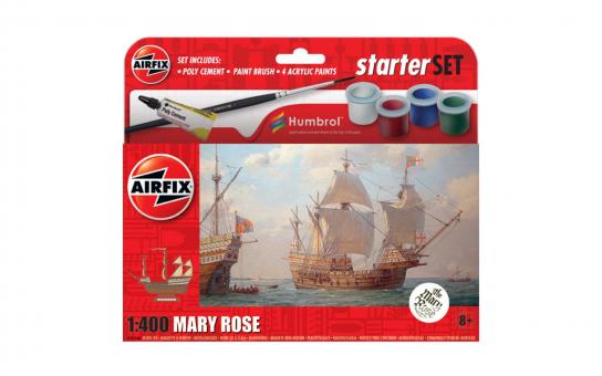 Airfix 1/400 Mary Rose Ship Starter Set image