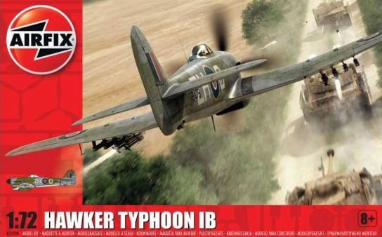 Airfix 1/72 Hawker Typoon IB ~~DAMAGED BOX~~ image