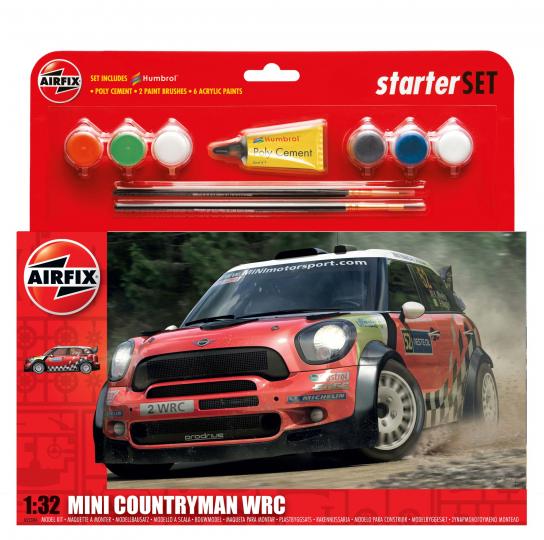 Airfix 1/32 Mini Countryman WRC - Starter Set image