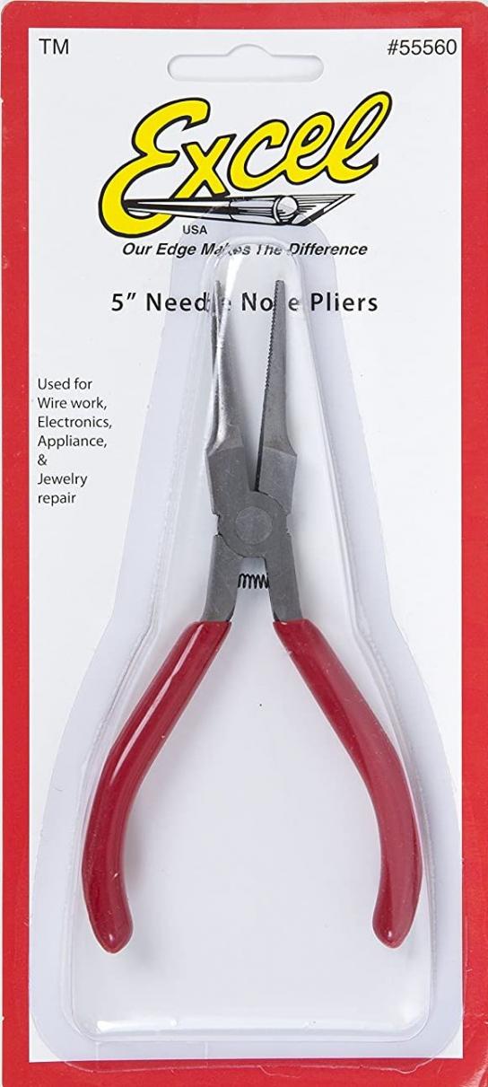 Proedge 5" Grip Needle Nose with Cutter Pliers image