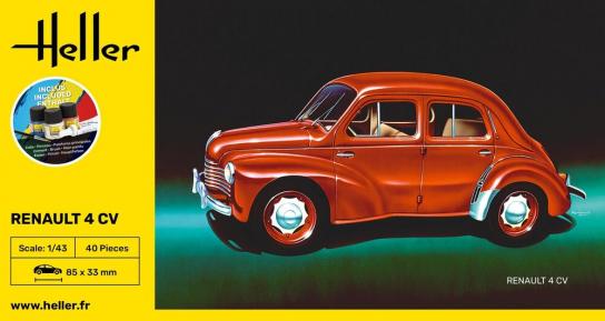 Heller 1/43 Renault 4 CV - Starter Kit image