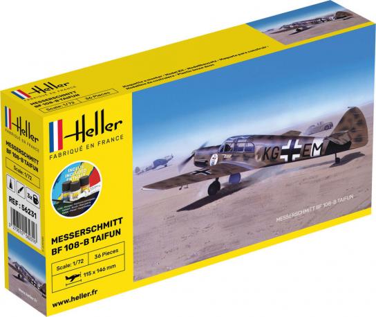 Heller 1/72 Messerschmitt BF 108 B Taifun - Starter Kit image