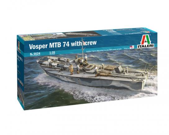 Italeri 1/35 Vosper MTB 74 with Crew image